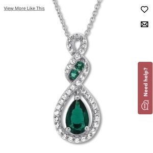 Kay Jewelers Emerald Necklace